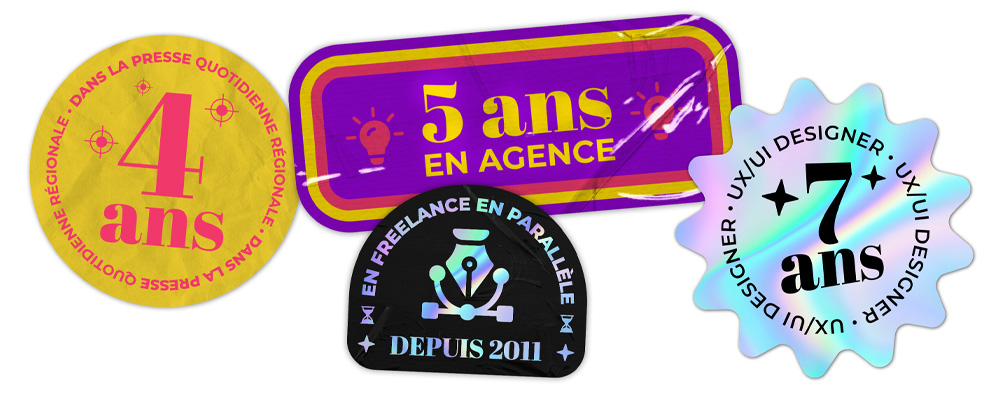 Chronologie de mon parcours de graphiste, UI/UX designer